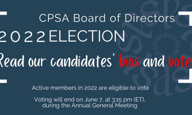 2022 CPSA ELECTION – LET’S VOTE