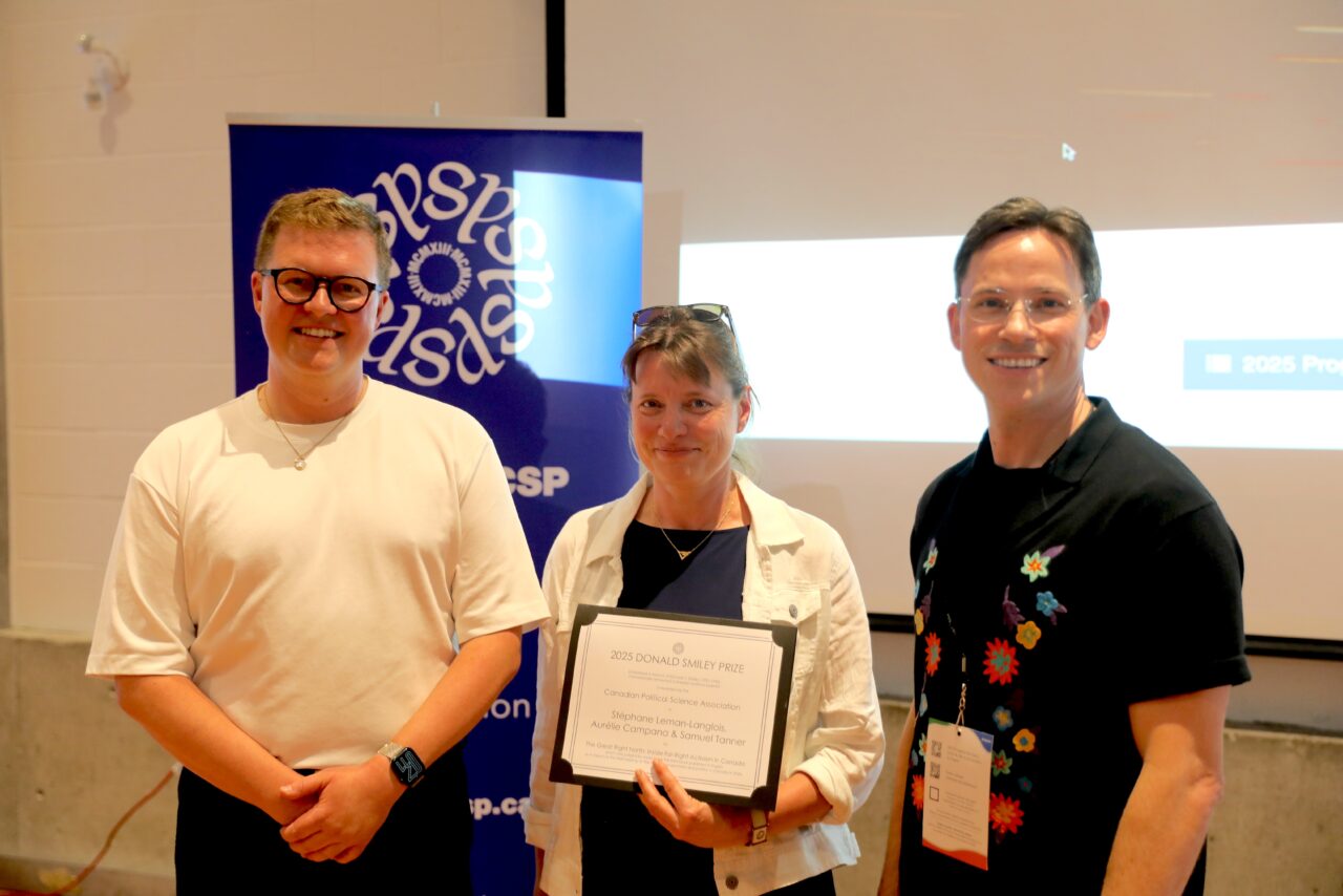 2025 Donald Smiley Prize | CPSA