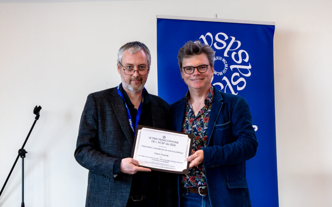 2026 Prix francophone de l’ACSP