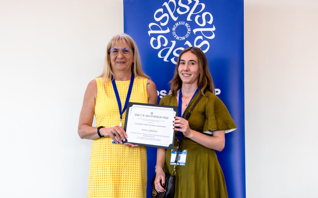 2026 C.B. Macpherson Prize